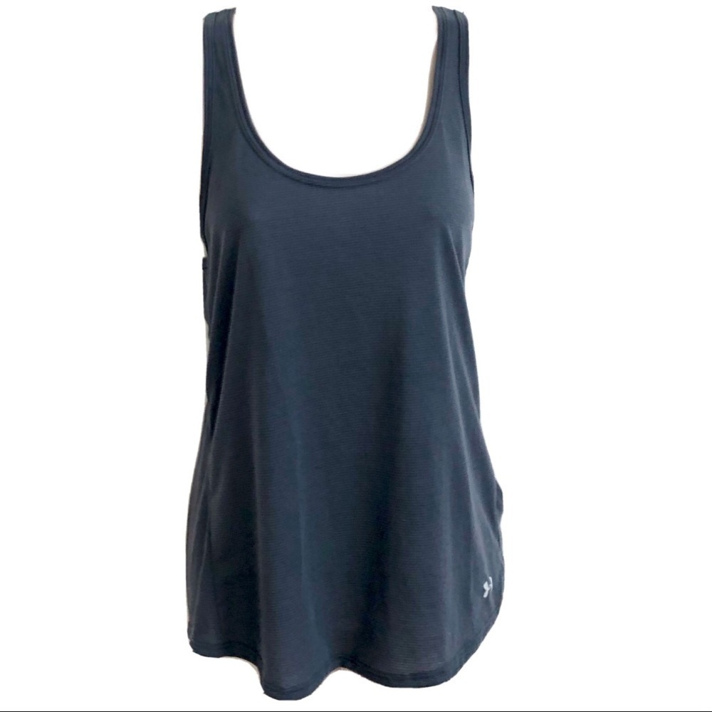 UA lightweight scoop neck racerback tank top M